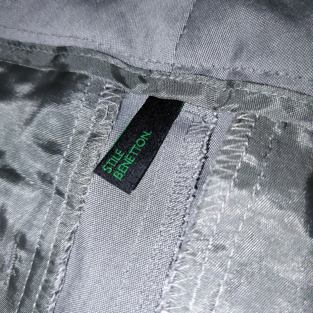 EUC Vintage Benetton Flat Front Pleated Slacks